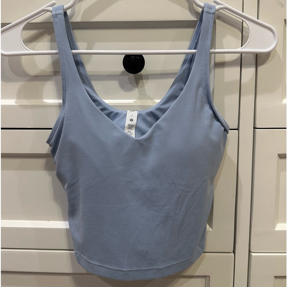 Lululemon Align Tank Cropped light blue size 2